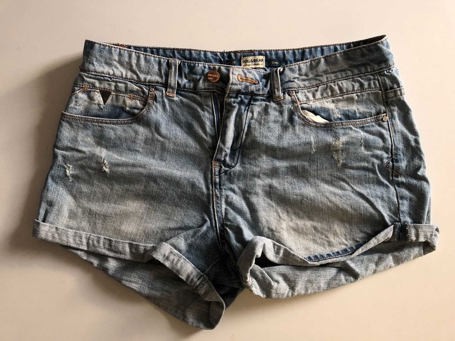 PULL&BEAR krótkie jeansowe spodenki szorty damskie EUR34