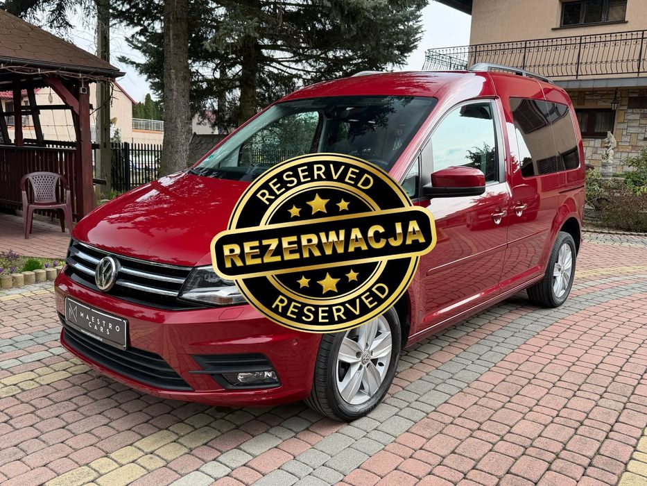 Volkswagen Caddy 2.0 Tdi 150KM Euro 6 / 100% Bezwypadkowy / Idealny Stan!
