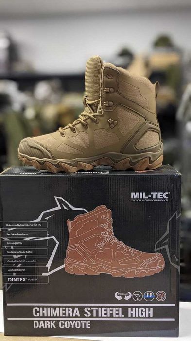 Тактичні черевики Mil-Tec Берці польові штурмові з мембраною Німеччина