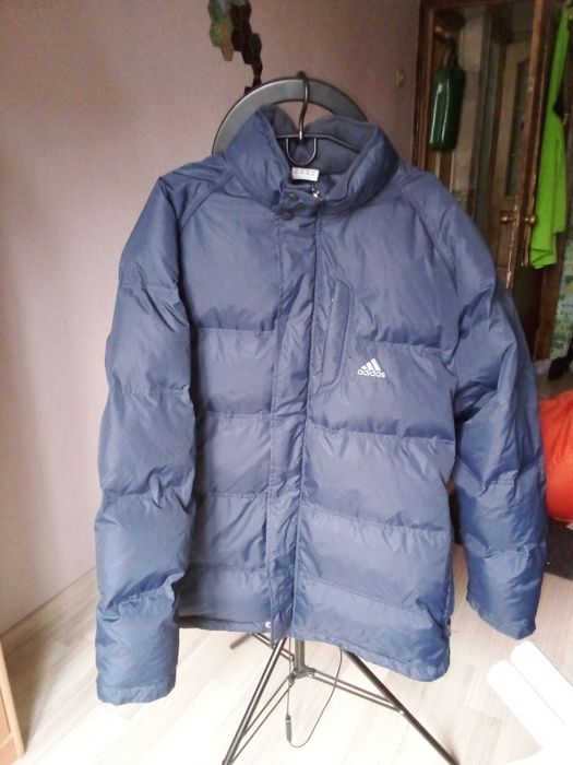 Пуховик Адідас  оригинал великий розмір XL-2XL