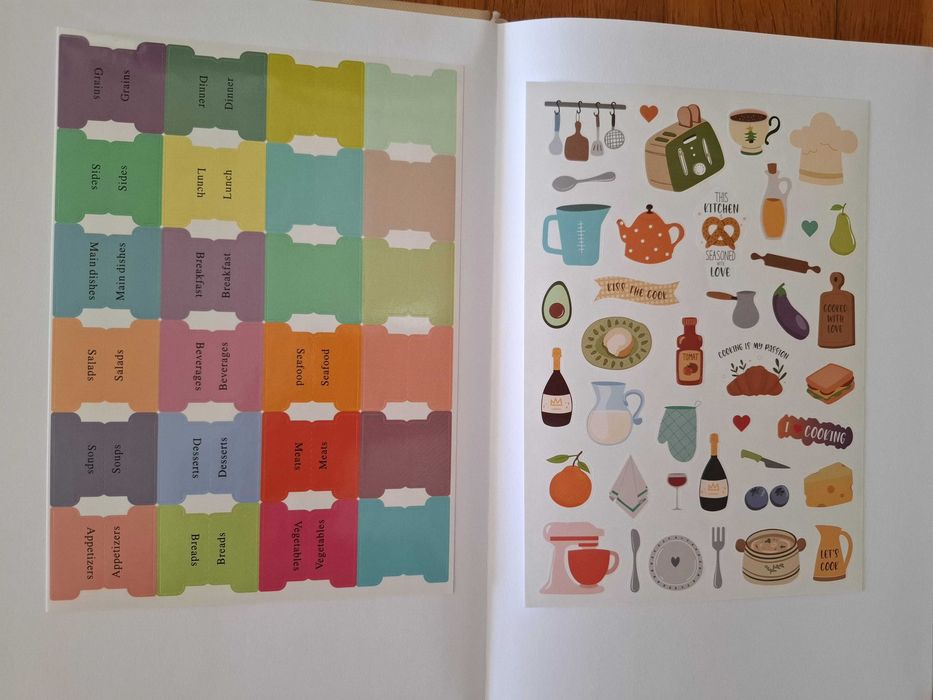 Livro para receitas - Recipe Book LANPN