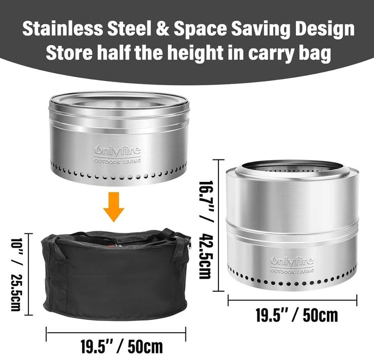 Palenisko bezdymne Onlyfire 50 cm
