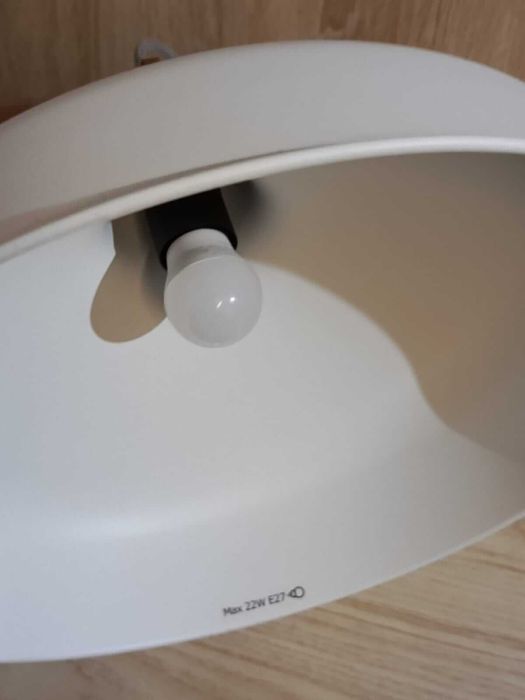 Lampa wisząca RANARP Ikea, biała, 38 cm