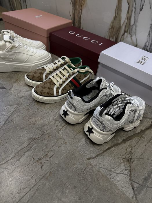 Кеди гучи гучі Gucci dior кросівки кроси miu