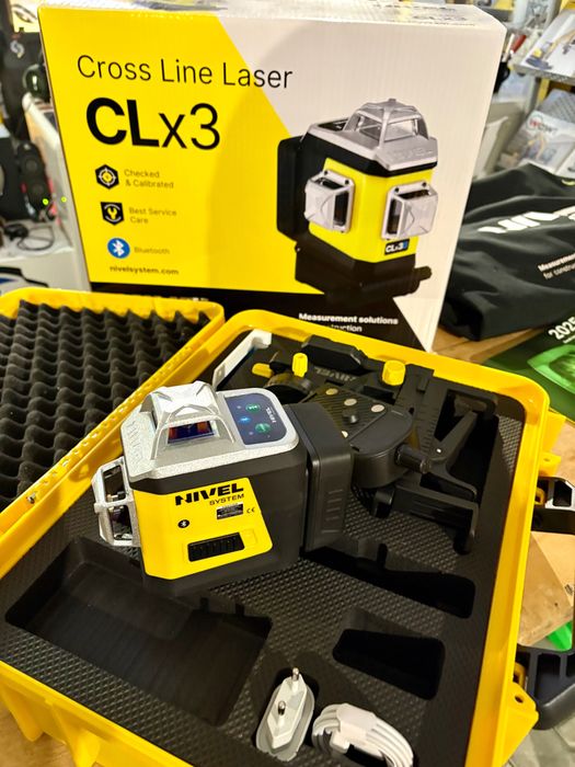 NIVEL SYSTEM Laser krzyżowy CLx 3 G nowy FV Gwarancja 24m zielony