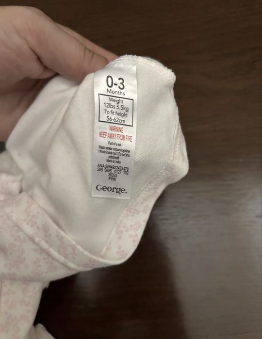 Zestaw dla dziewczynki r. 56-62 bluzka półśpiochy h&m Disney