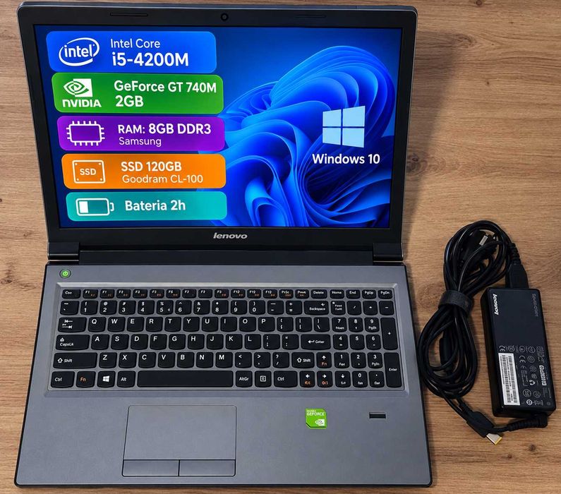 Laptop Lenovo M5400 i5-4200M GT740M 2gb ssd 120GB 8GB Ram ddr3 Win10