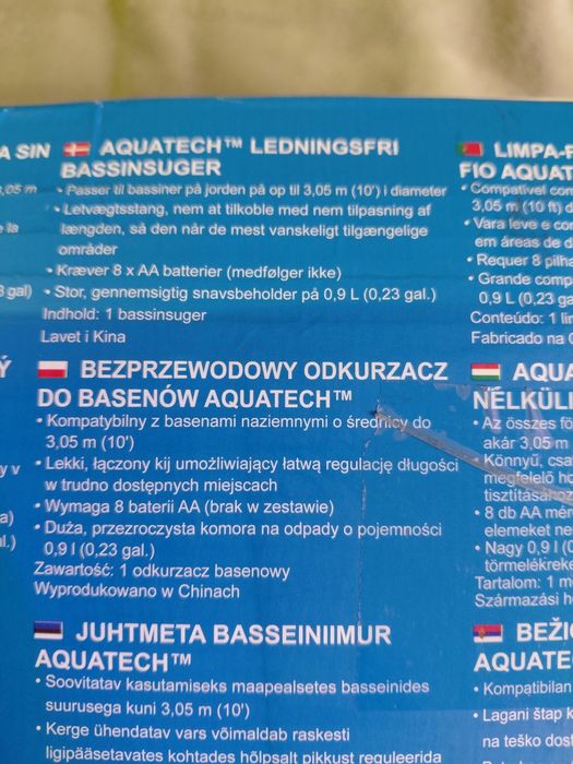 Odkurzacz bezprzewodowy do basenu jacuzzi