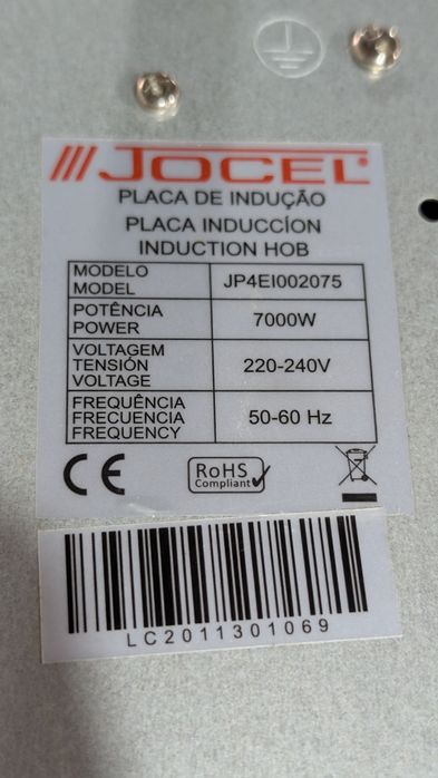 Placa indução jocel