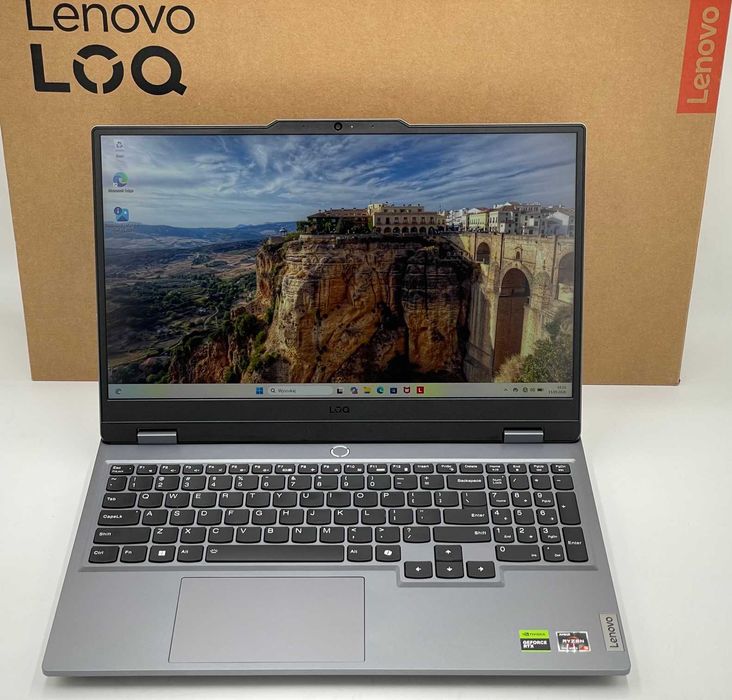 Jak nowy GWAR 8.09.28r Laptop LENOVO LOQ 15ARP9 15.6" IPS 144Hz R5-7235HS 16GB RAM 1TB SSD GeForce RTX4050 Windows 11 Home, Funkcje AI
