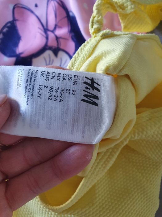 Strój kąpielowy dla dziewczynki,  majtki kąpielowe dla niemowlaka