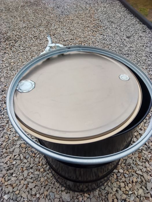 Beczka metalowa 200l gruba blacha 1mm