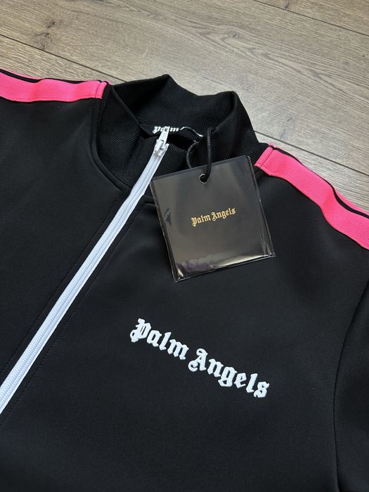 НОВА Кофта Palm Angels Black Pink | Зипка Пальм енджилс палм зіпка/світшот
