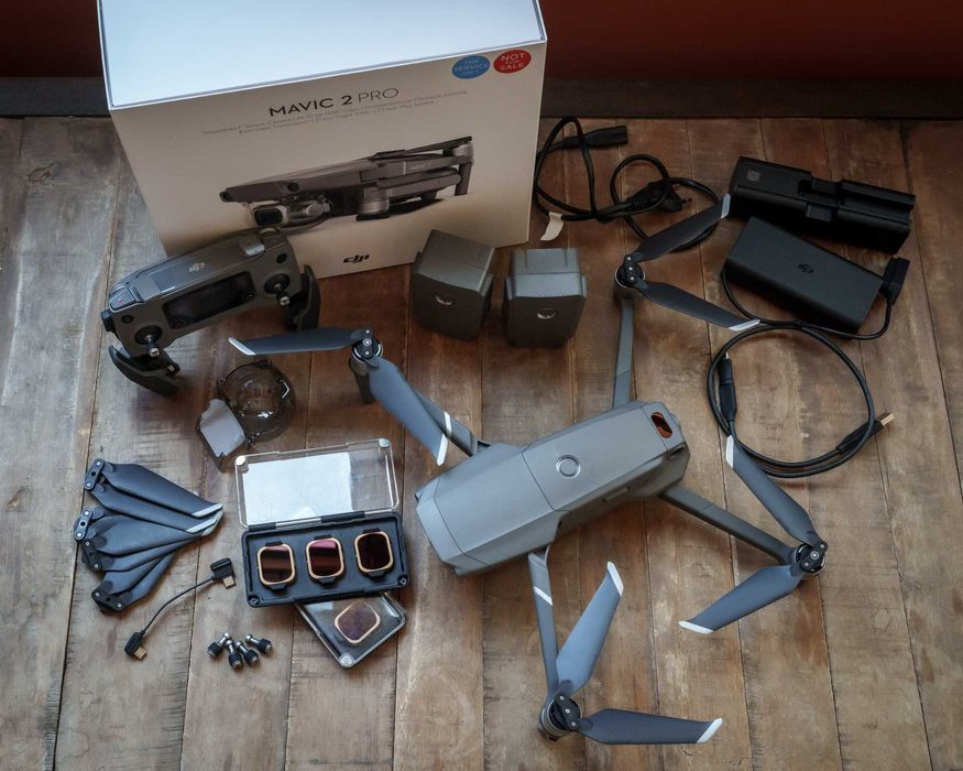 DJI Mavic 2 Pro — Unidade substituída pela DJI em agosto de 2026 + vários acessórios