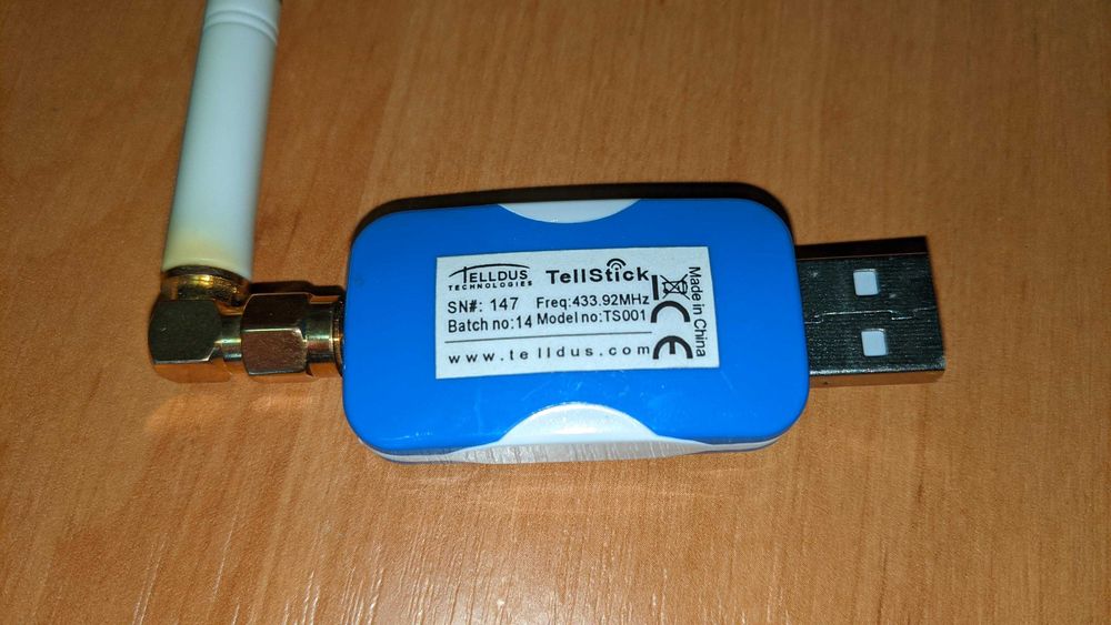 Telldus TellStick, USB-передатчик для удаленных выключателей TS001