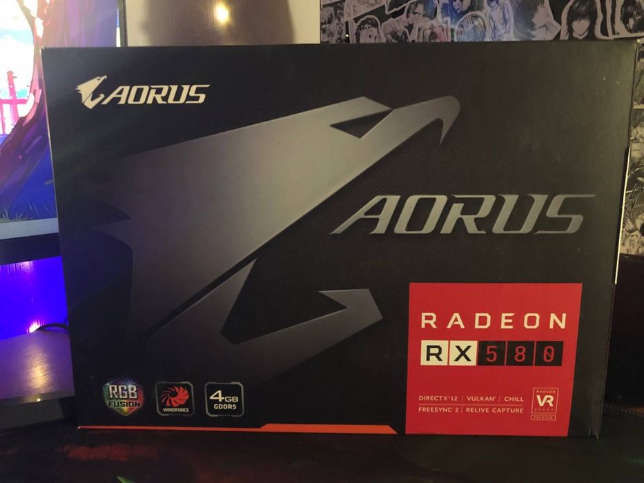 Видеокарта AORUS Radeon RX 580 4GB