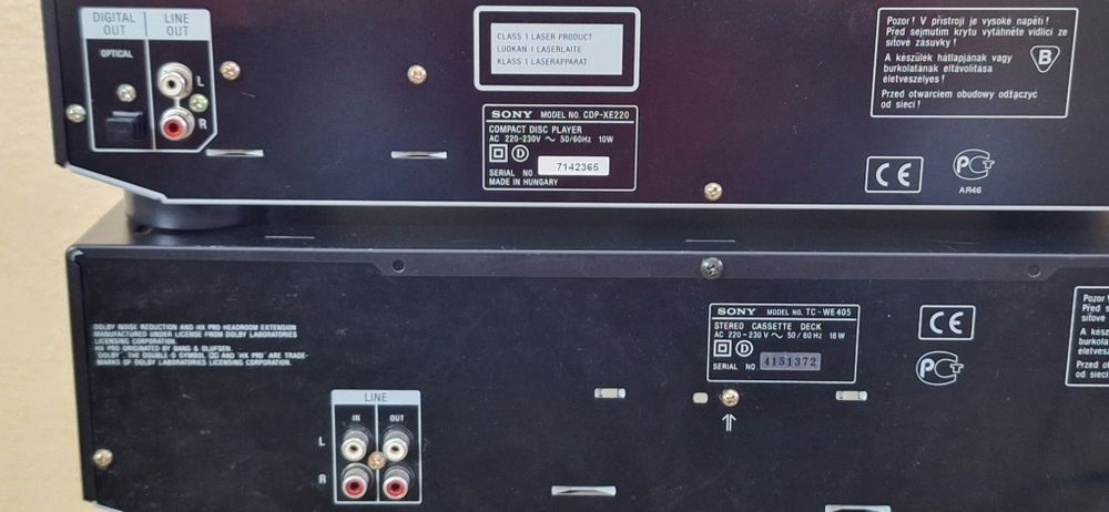 Wieża sony 3 segmenty