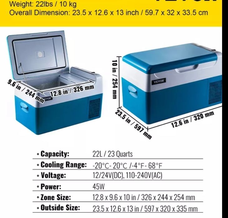 Frigorífico 12v 24v 220v