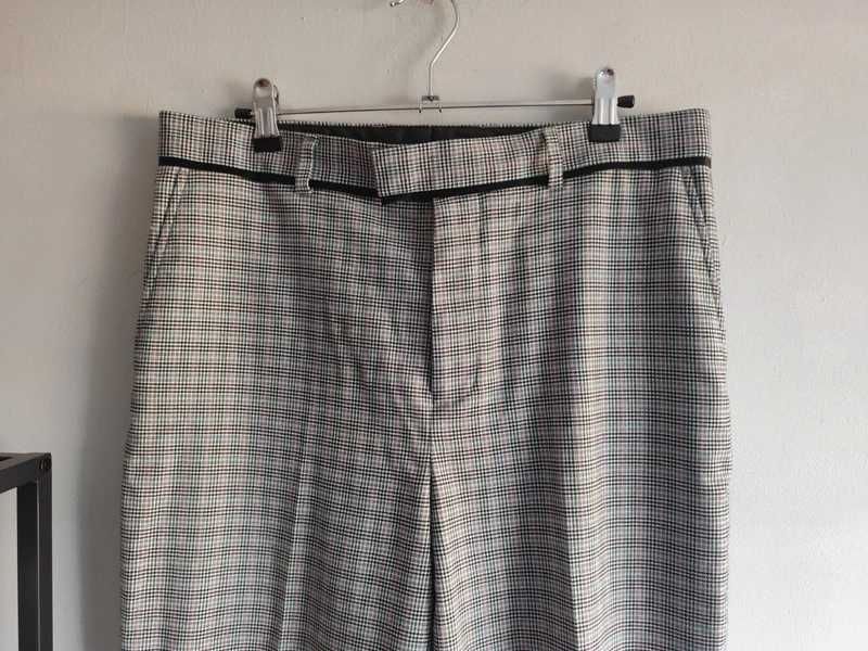 eleganckie spodnie w kratkę TOPMAN