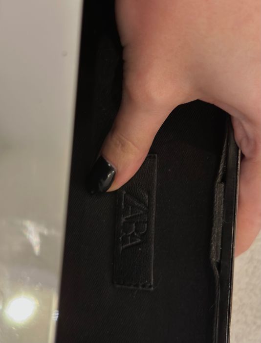 Сумка клатч Zara серебристый