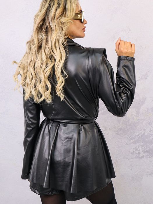 Kombinezon czekoladowy eko skóra