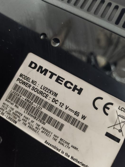 Tv DMTECH, lv22xvm COM LEITOR DVD, música filmes