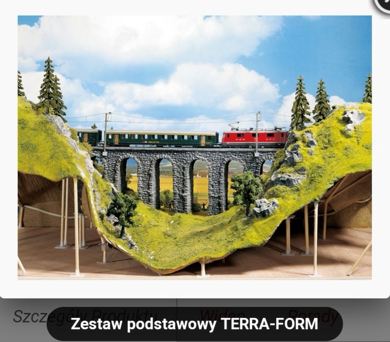 Zestaw do budowy makiety kolejowej Noch. Skala H0/TT