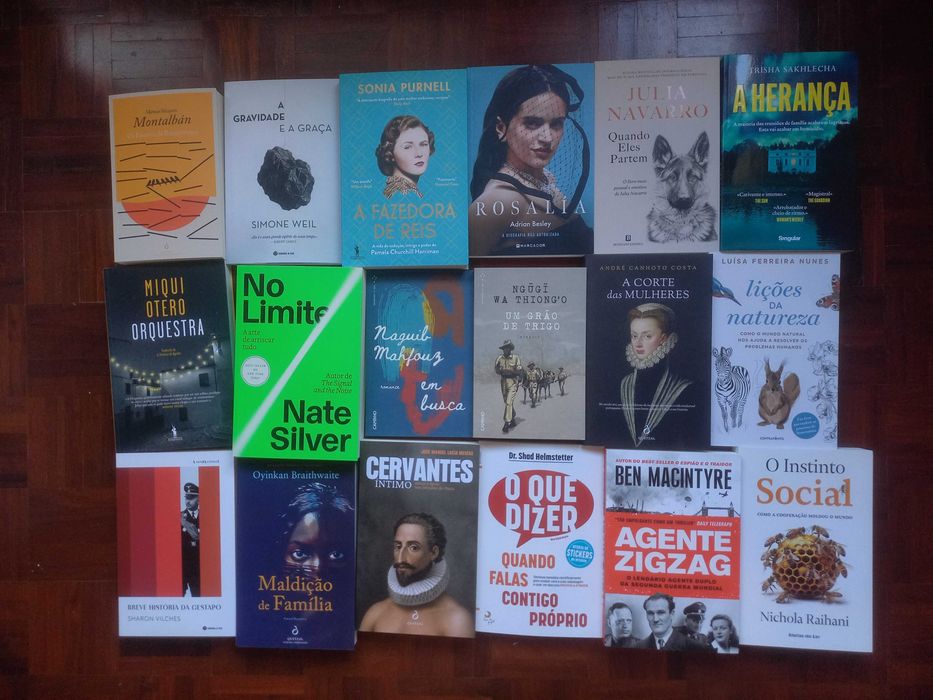 Lote de 70 livros