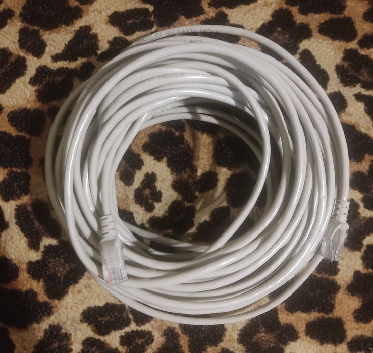 Патч-корд Atcom CAT5e RJ45 UTP 20 м кабель інтернет