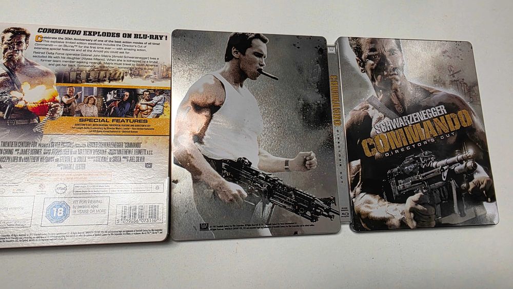 blu ray Commando steelbook dir cut