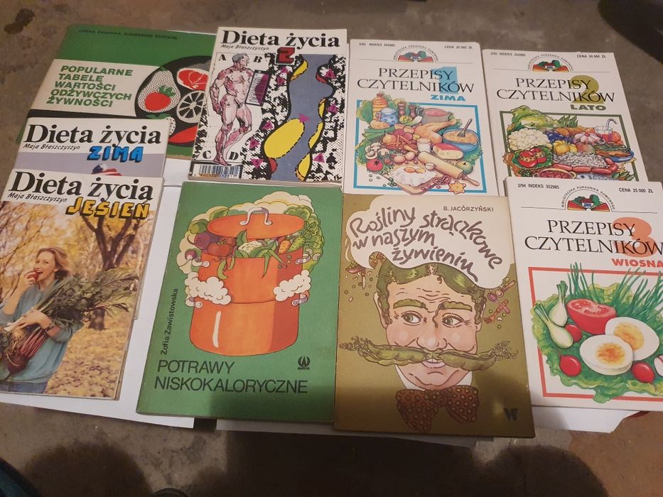 Książki kucharskie, albumy itp