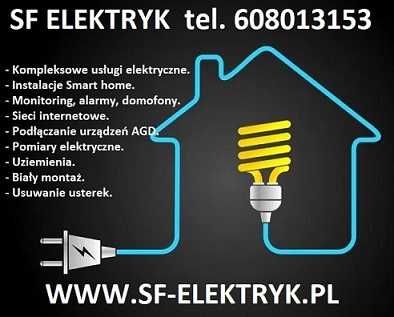 Elektryk, instalacje elektryczne, smart home, sieci internetowe, montaż kamer alarmu domofonu Środa Śląska
