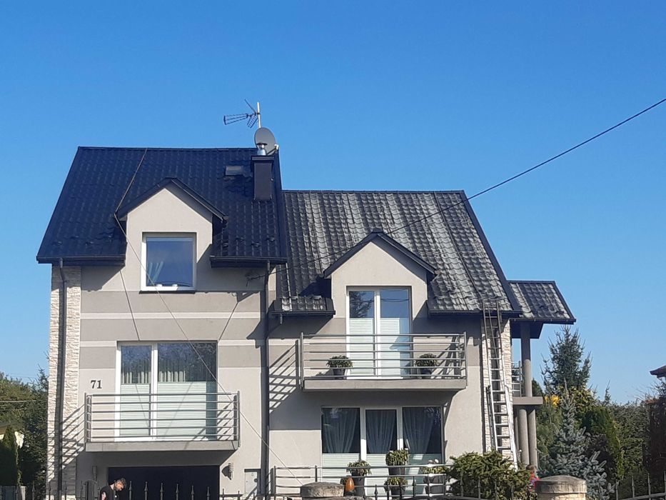 MALOWANIE DACHÓW  mycie i malowanie elewacji kostki