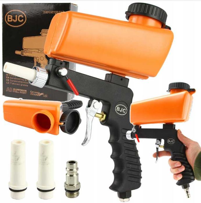 Pistolet do piaskowania sodowania ze zbiornikiem