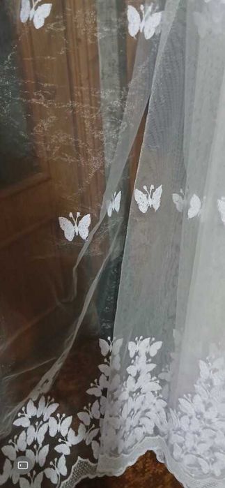 Шикарнюча тюль 5м під трубу готова жо вживання