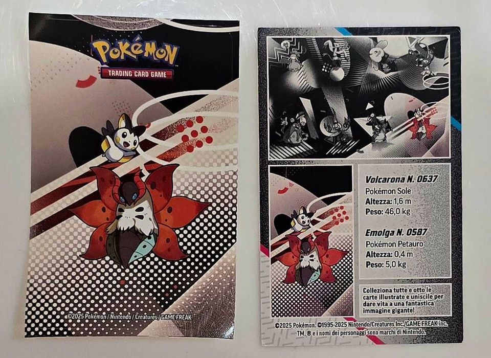 Pokemon: Unima Collectible Mini Box (Volcarona I Emolga) - Niekompletne