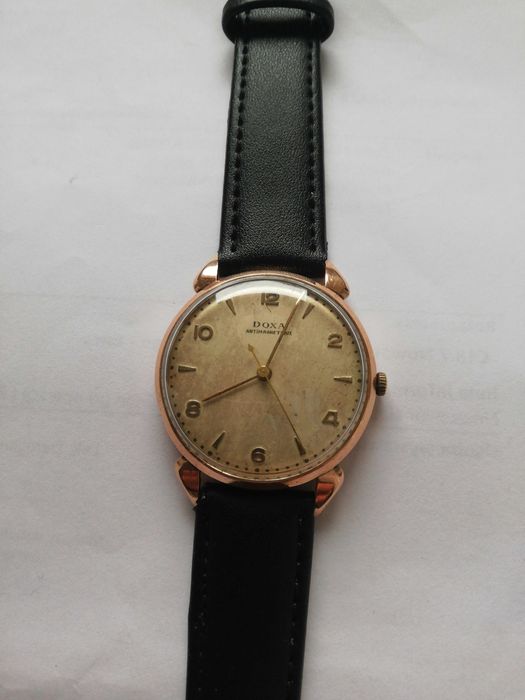 Doxa złoty 14 K zegarek męski