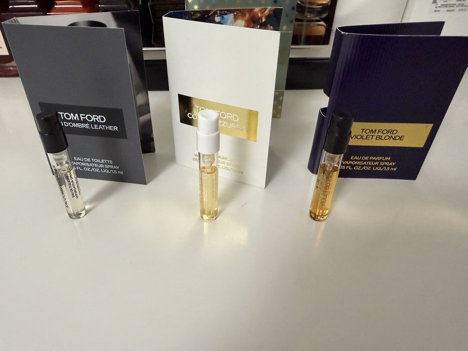 Perfumy Tom Ford costa azzurra d’ombre leather violet blonde