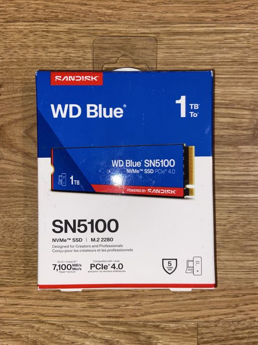 WD Blue SN5100 NVMe SSD PCLe 4.0 M2.2280 1TB