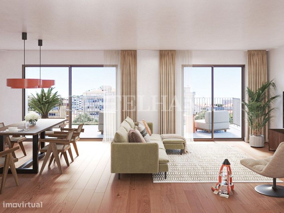 Apartamento T1 inserido no novo empreendimento na Alameda das Antas