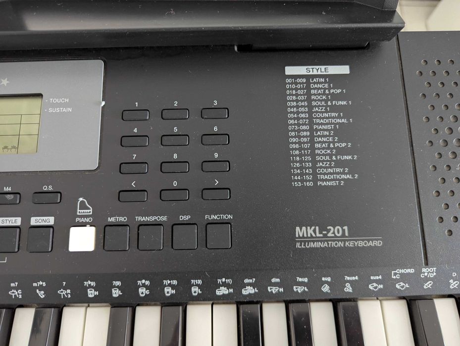 Teclado Thomann Startone MKL-201