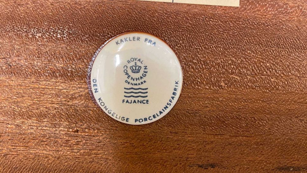 Mesa s apoio Severin Hansen para Haslev Dinamarquesa Pau Santo Azulejo