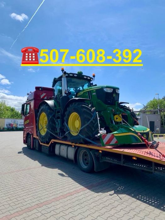 Transport LAWETA ciągników maszyn rolniczych Bel Autolaweta 24/7