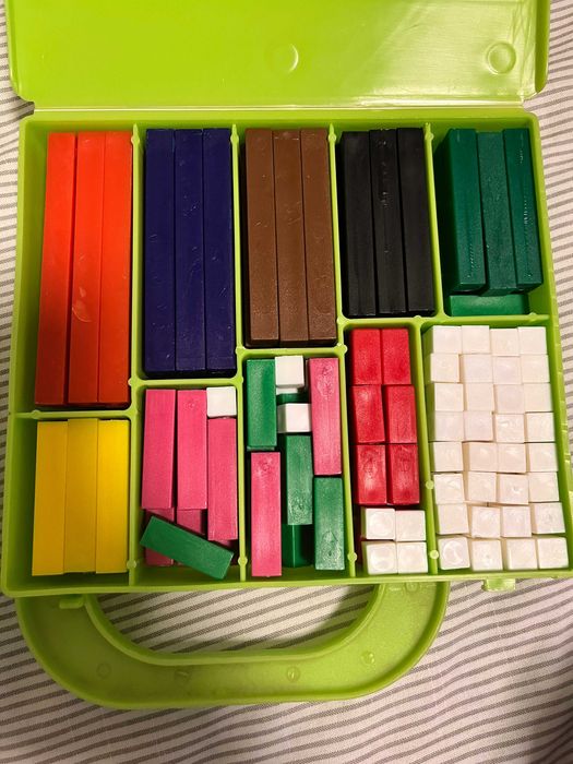 Barras de Cuisenaire Regoli colorati - aprendizagem de matemática