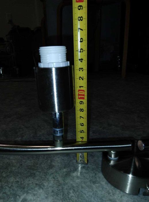 Світильник бра на 4 лампи, нержавіюча сталь, светильник