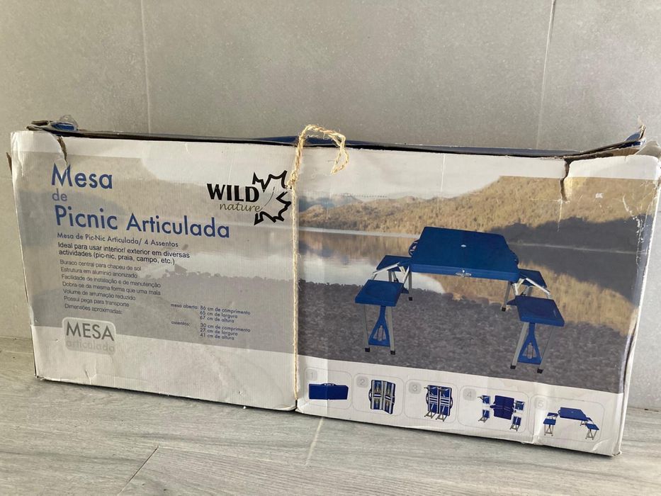 Mesa de picnic articulada