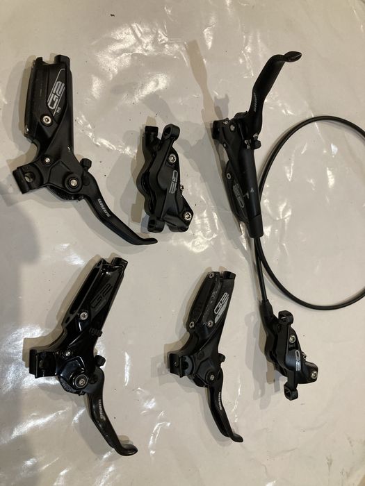 Гальма, ручки Sram level, code, guide, G2