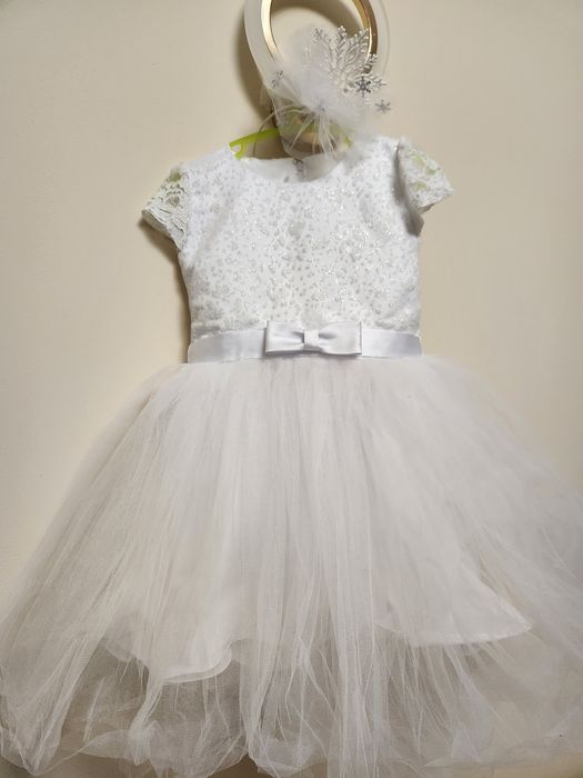 Костю сніжинки, біла сукня оренда