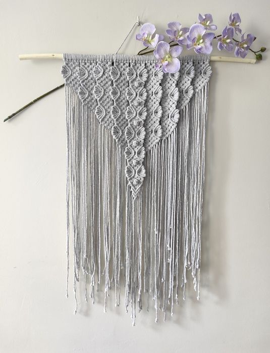 Makrama ścienna Boho ozdoba wisząca