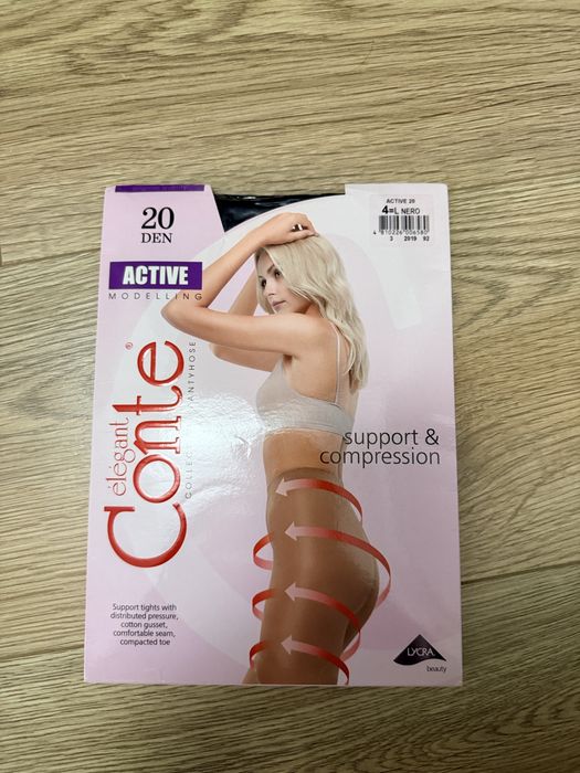 Жіночі колготки Conte Active 20den 4-L